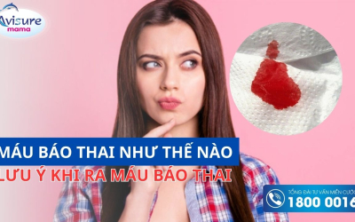 Máu báo thai như thế nào? Những vấn đề lưu ý khi ra máu báo thai